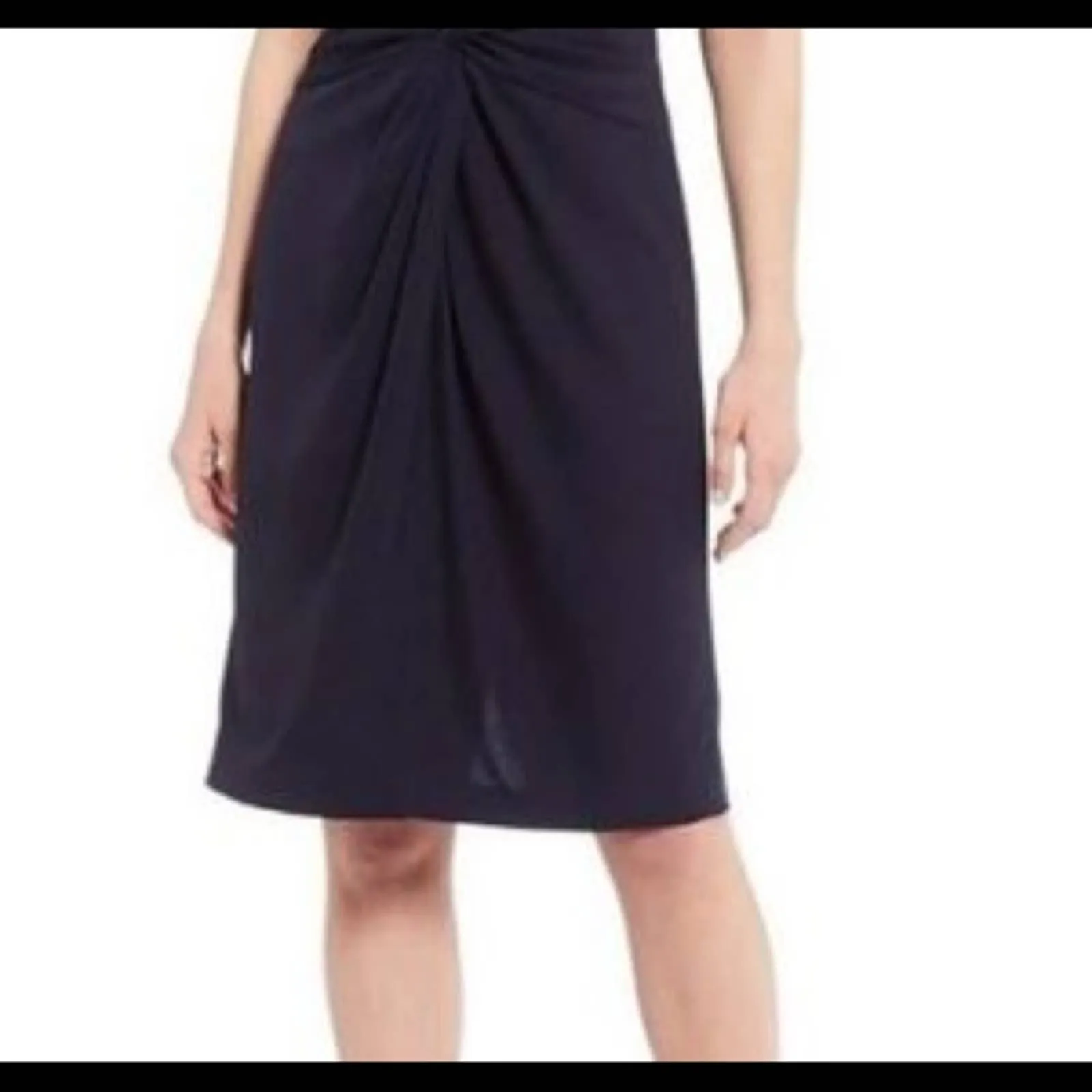 Alex Marie Navy Blue Pencil Skirt Ellie