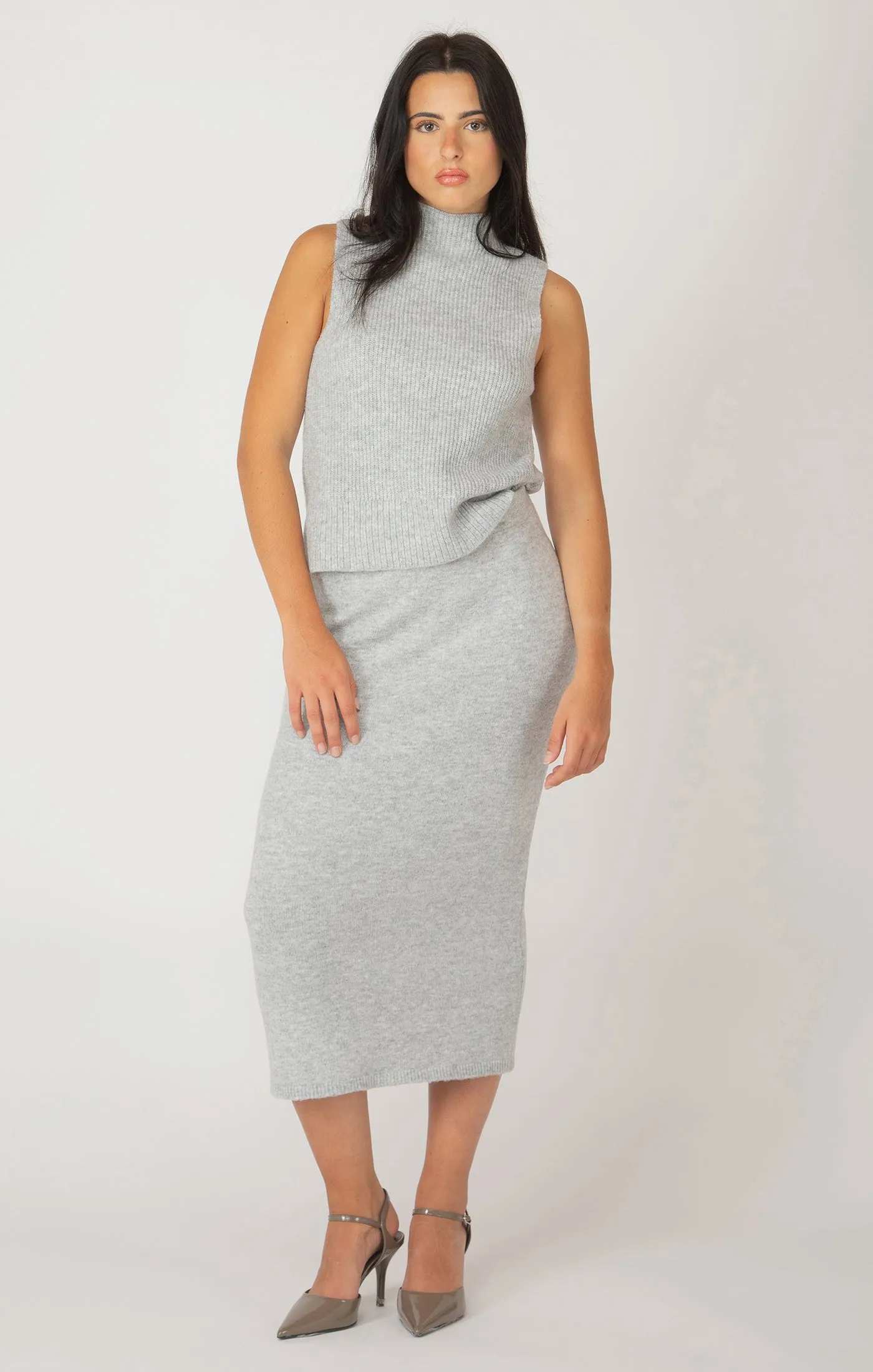 Amari Knit Midi Skirt