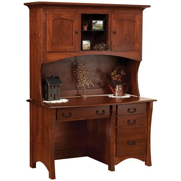 Amish Master Desk with Hutch