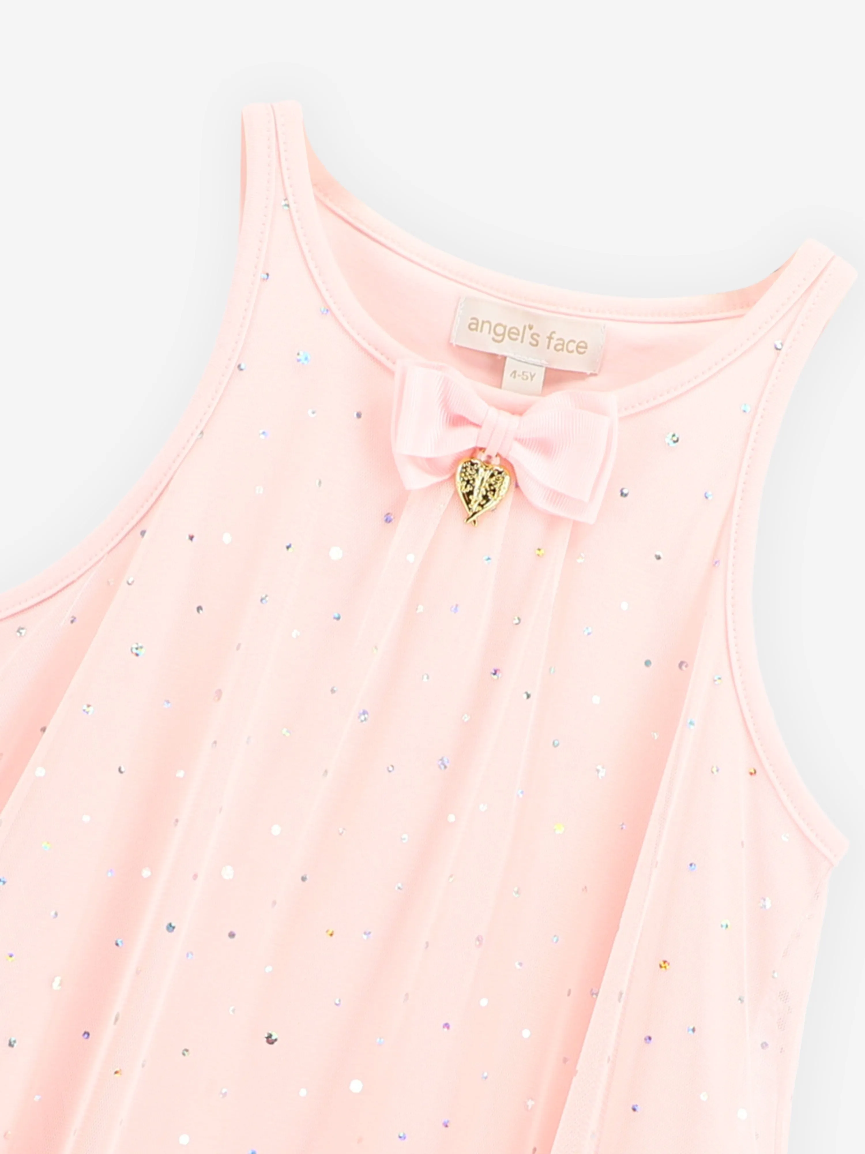 Angels Face Girls Martine Sparkle Dress in Pink