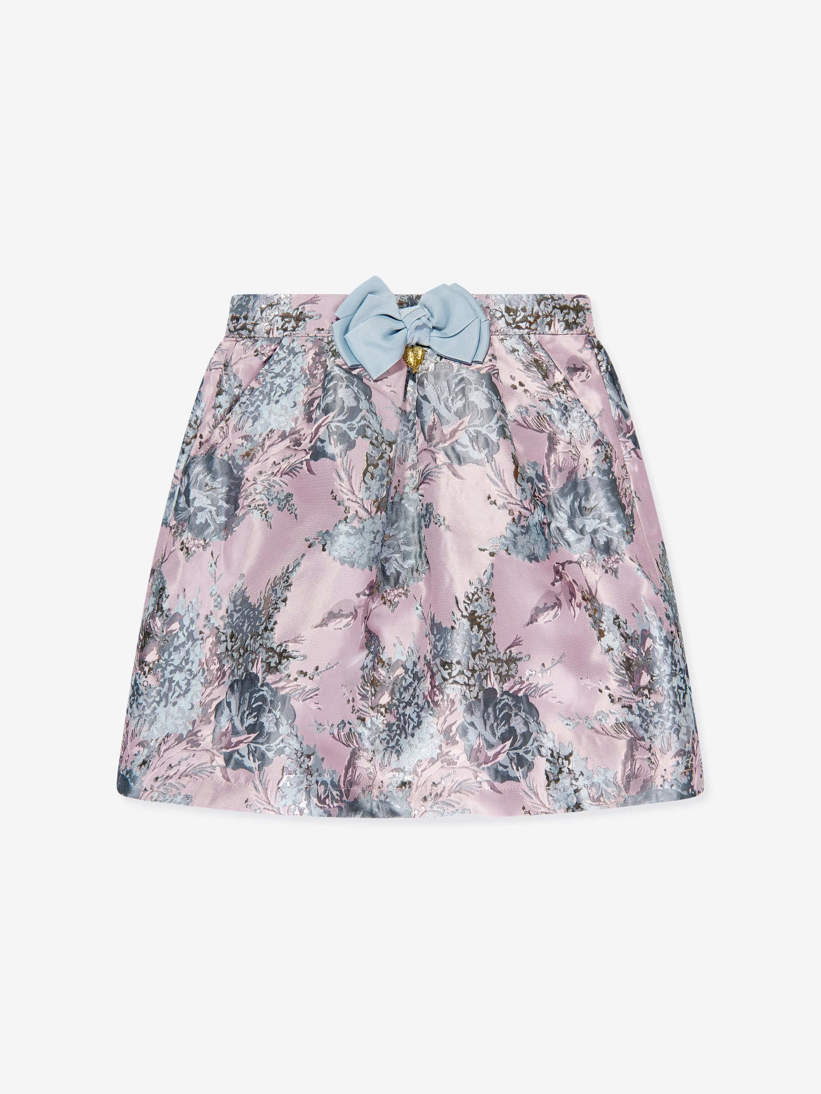 Angels Face Girls Sybil Jacquard Skirt in Pink