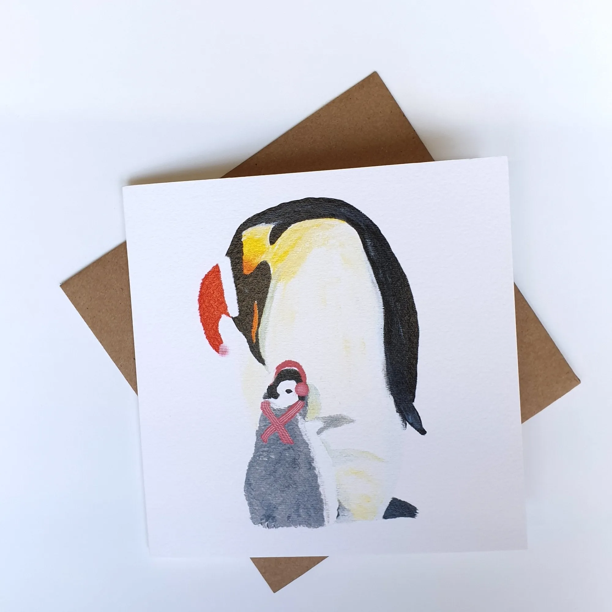 Baby Penguin Christmas Greetings Card