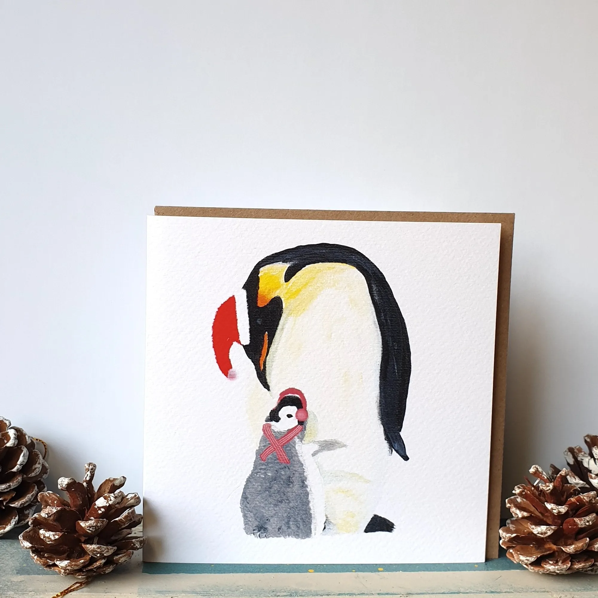 Baby Penguin Christmas Greetings Card