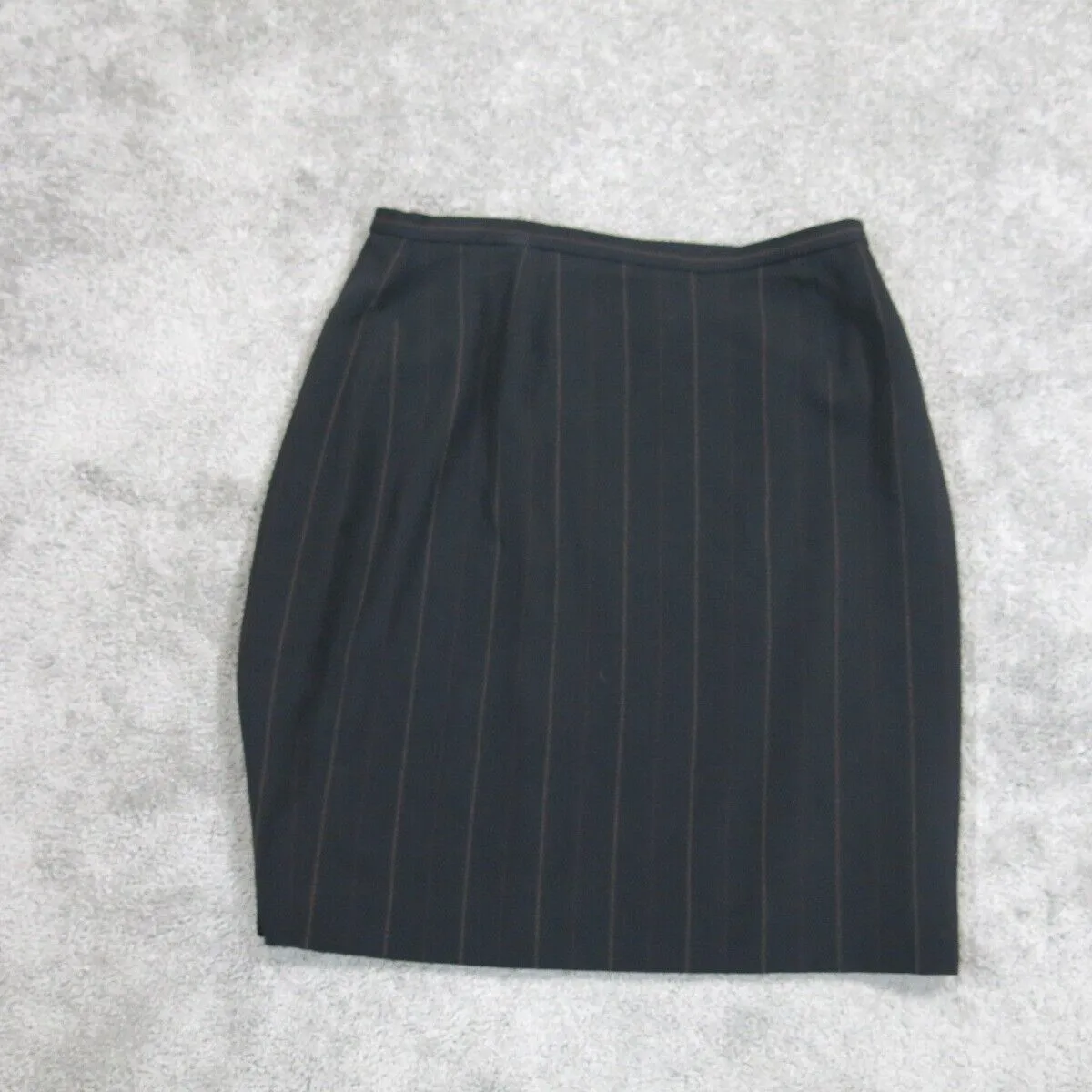 Banana Republic Womens Striped Straight & Pencil Skirt Back Zip Black  Size 10P