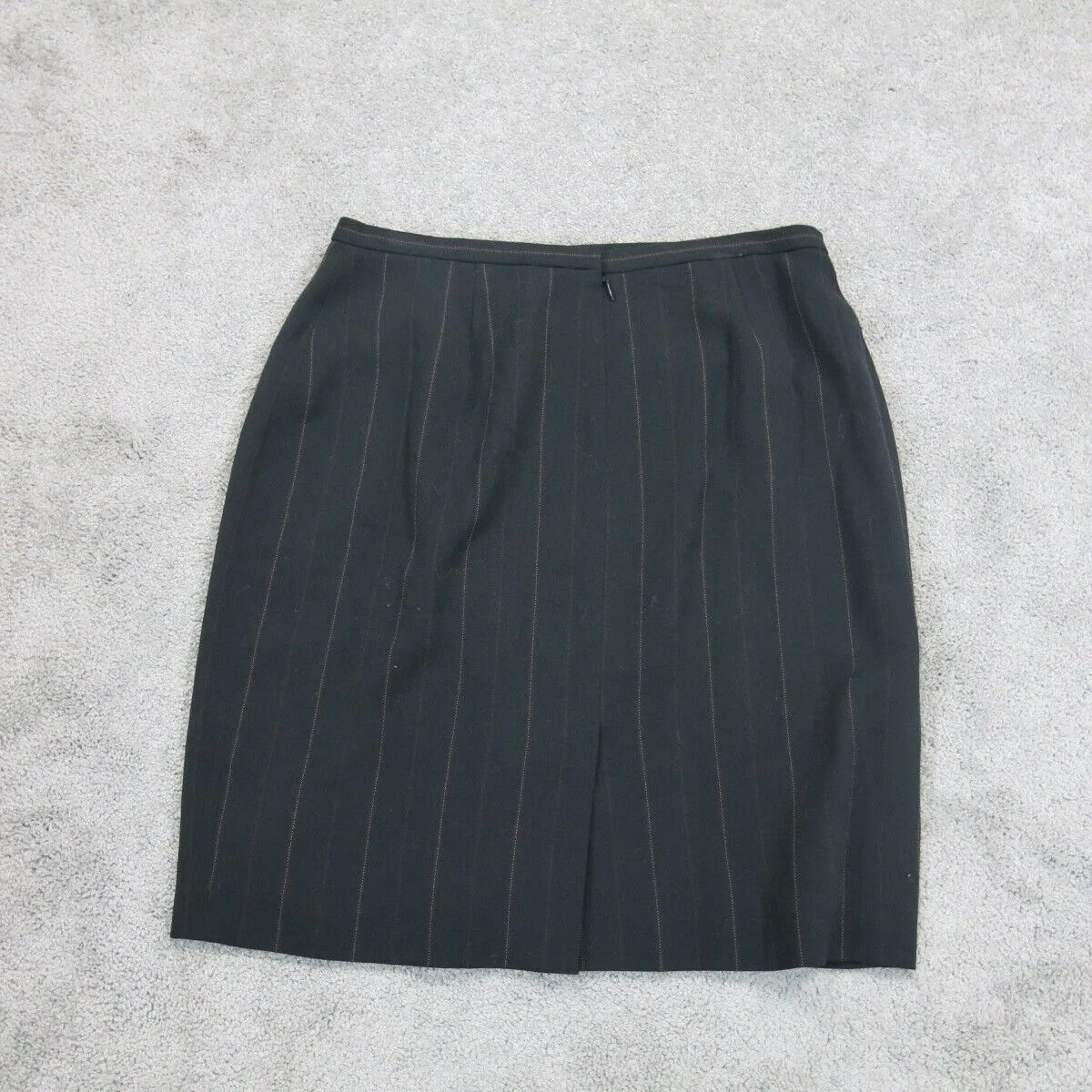 Banana Republic Womens Striped Straight & Pencil Skirt Back Zip Black  Size 10P