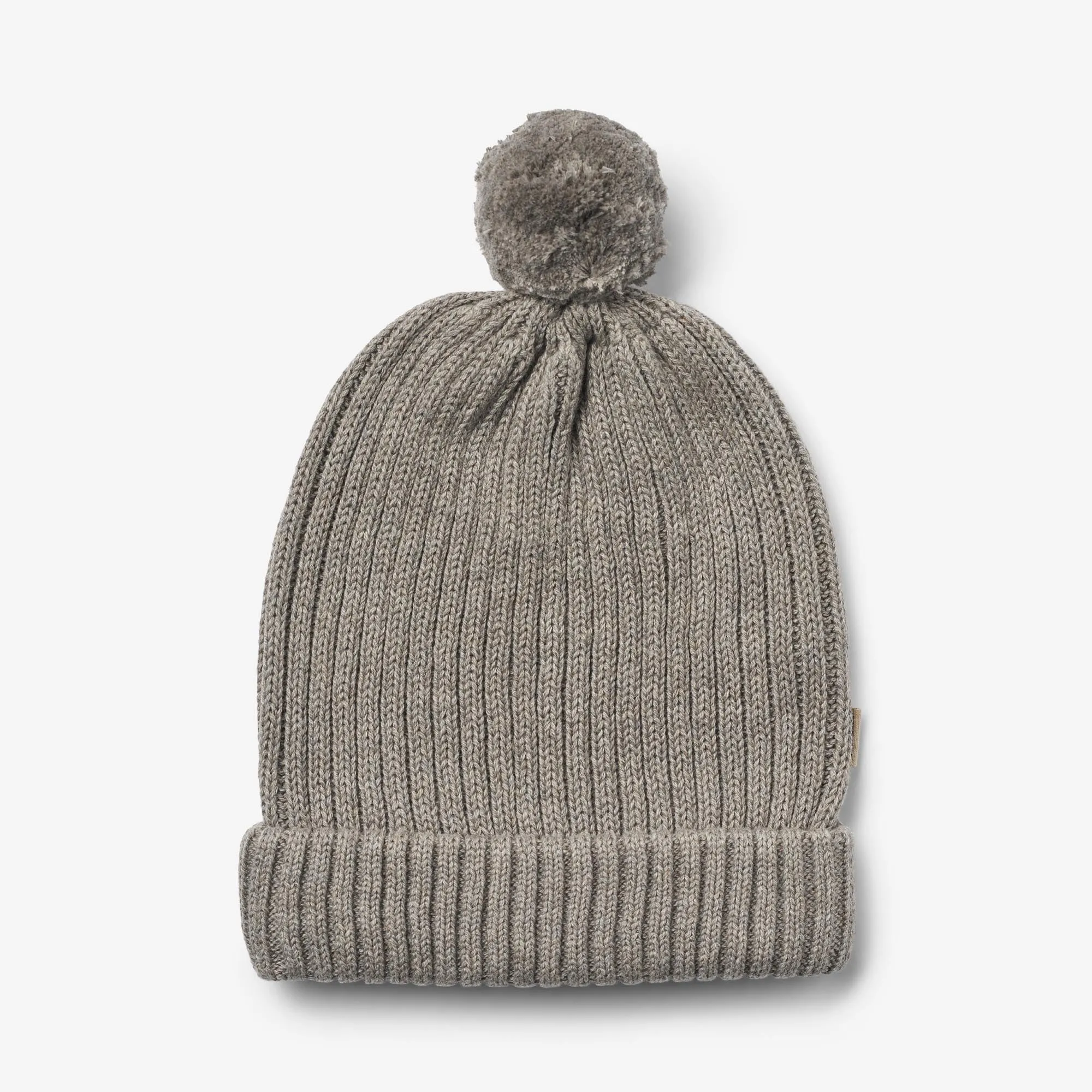 Beanie Alphie - warm grey melange