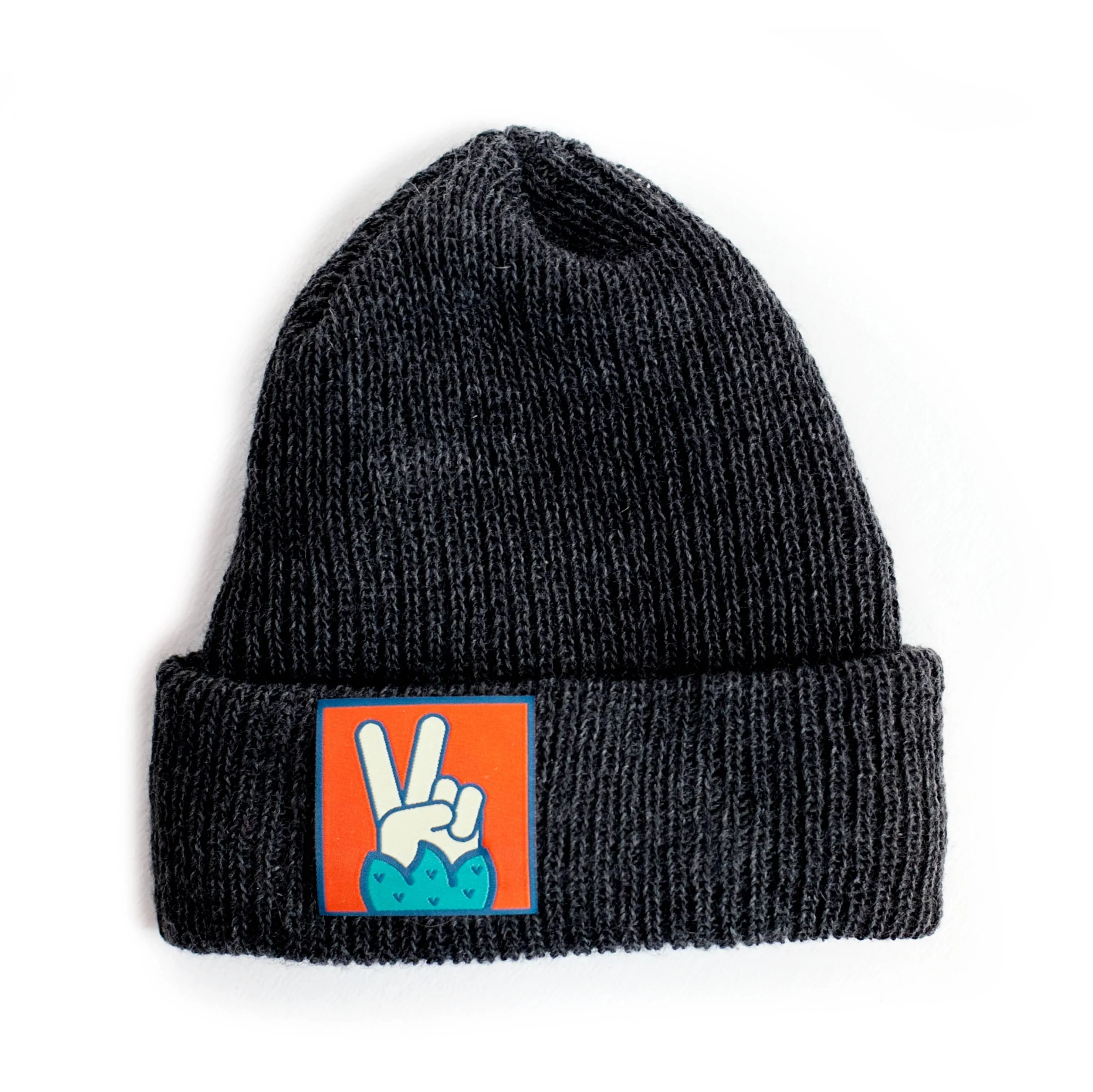 Beanie - Sasquatch Peace Patch: Black