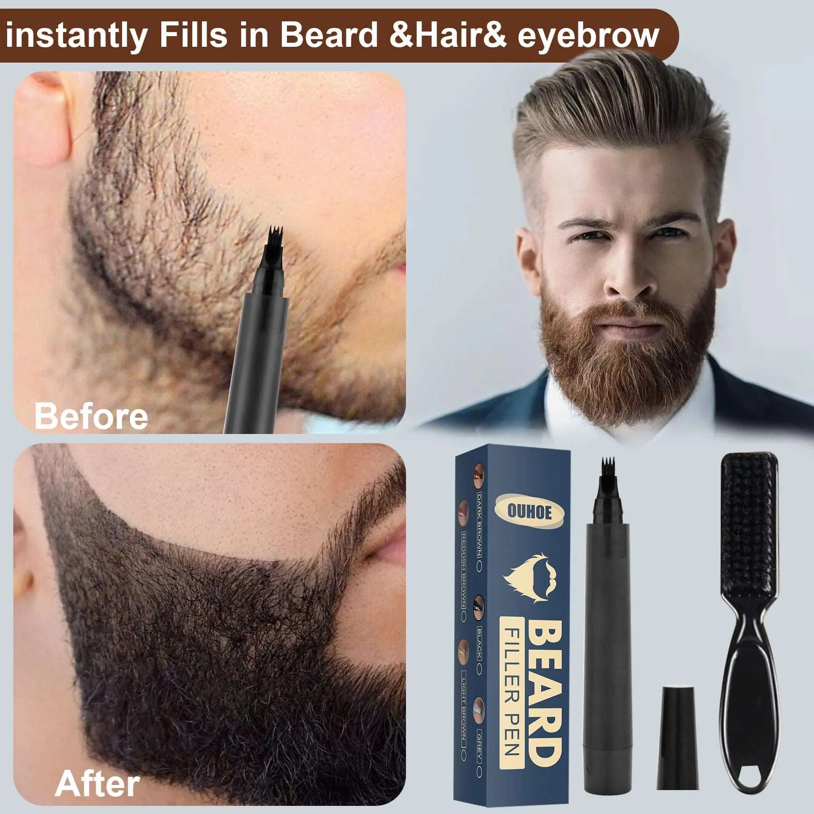 Beard Pencil Filler Barber Kit