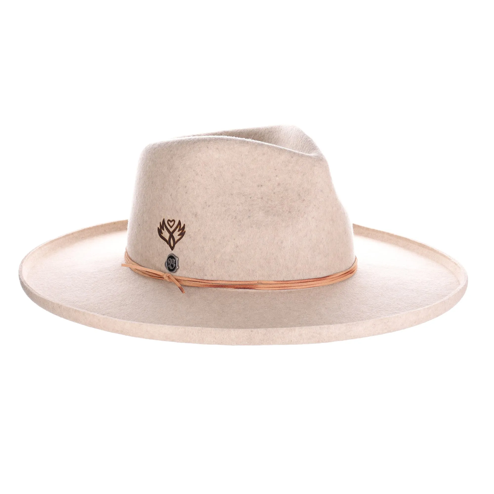 Biltmore The Bones Flat Brim Wool Fedora