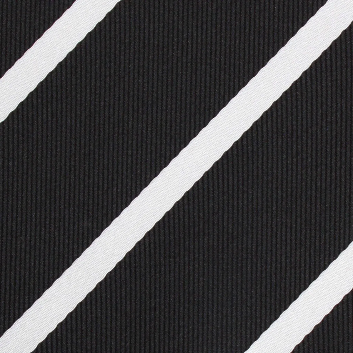 Black Pencil Stripe Pocket Square