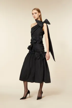 BOW DRAPE SKIRT