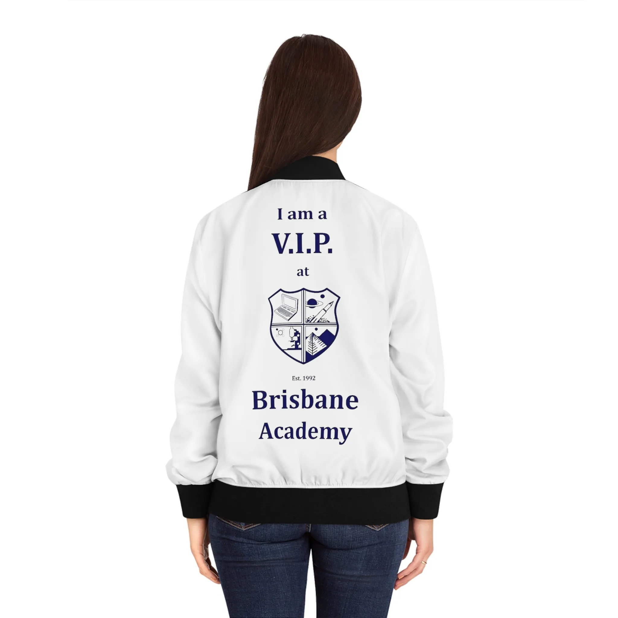 Brisbane VIP Women's Bomber Jacket (AOP)