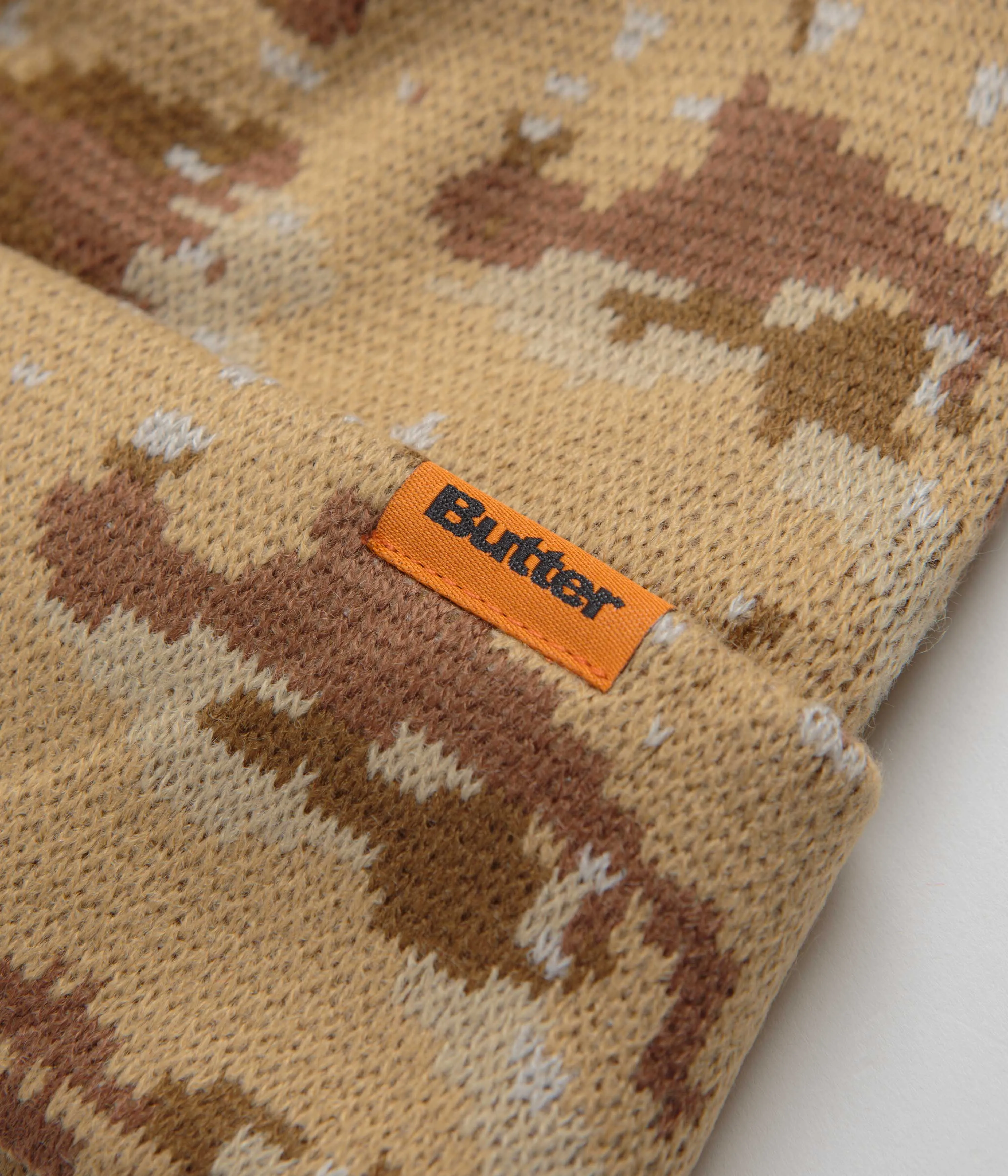 Butter Goods Desert Camo Beanie - Sand