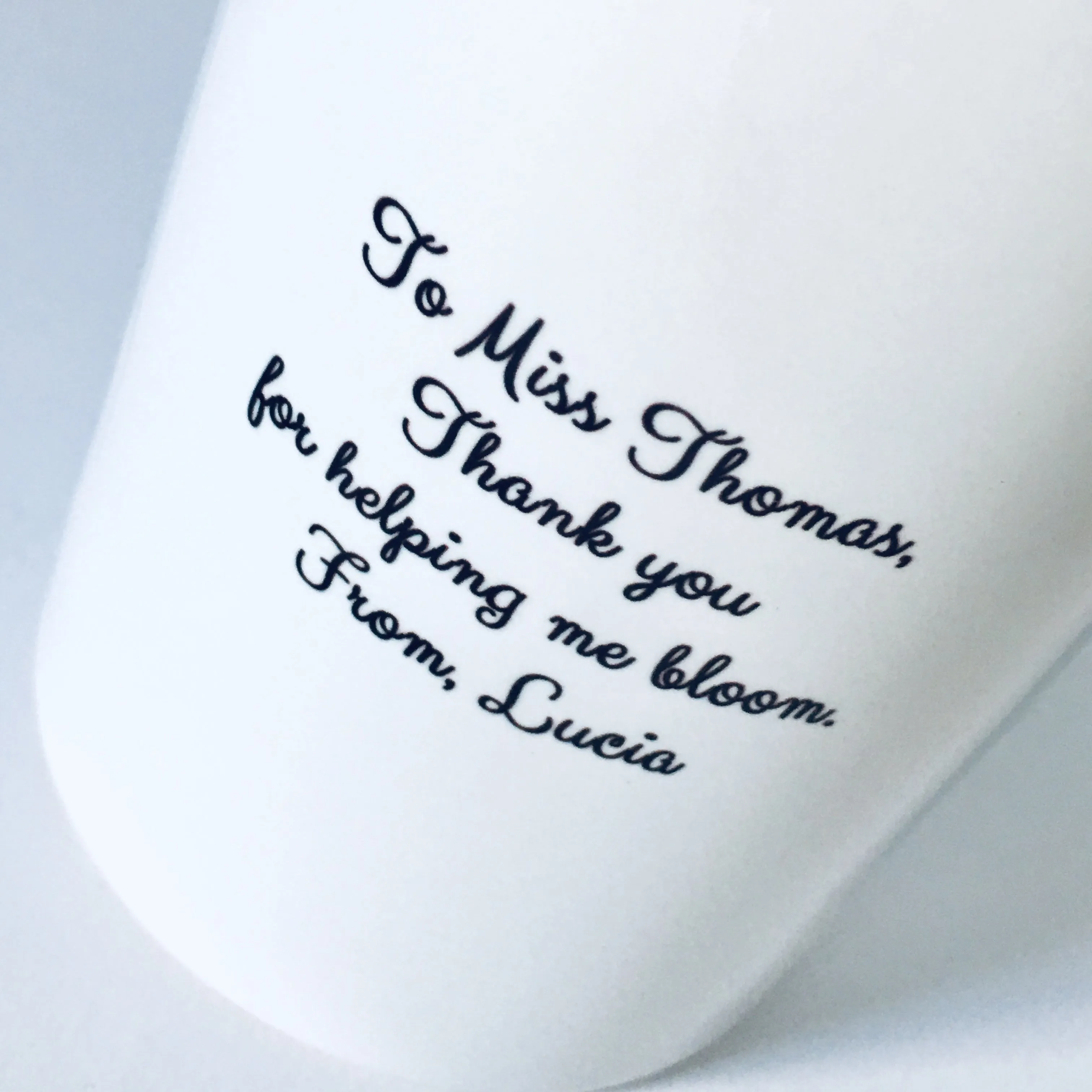 Camel Bouquet Teacher Pencil Pot - Personalised