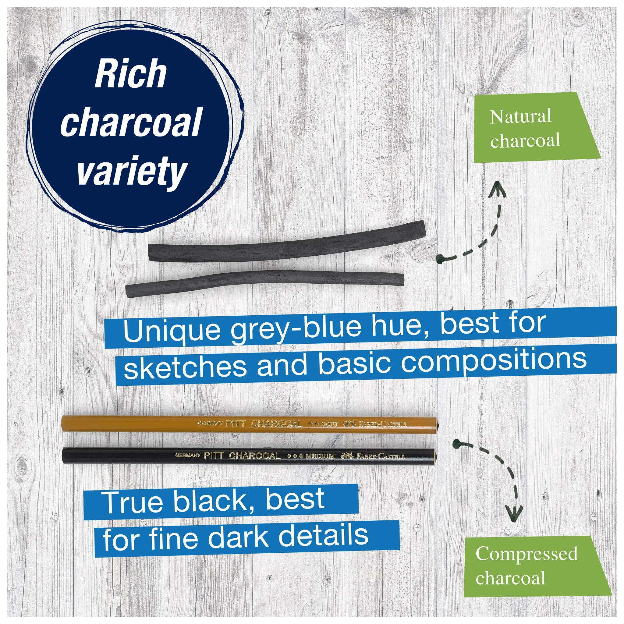 Charcoal Sketch Set - #114002