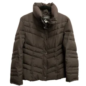 Coat Puffer & Quilted By Kenneth Cole Reaction In Brown, Size: L