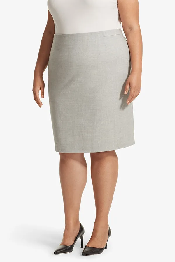 Cobble Hill Skirt - Tropical Wool :: Light Gray