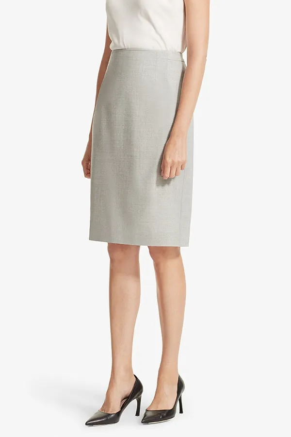 Cobble Hill Skirt - Tropical Wool :: Light Gray