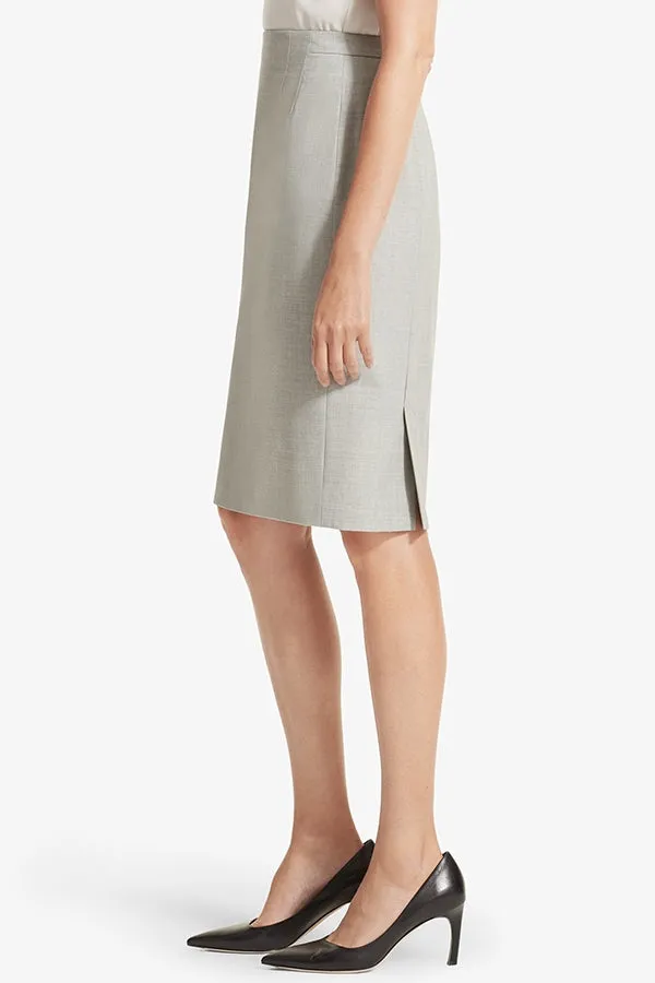 Cobble Hill Skirt - Tropical Wool :: Light Gray