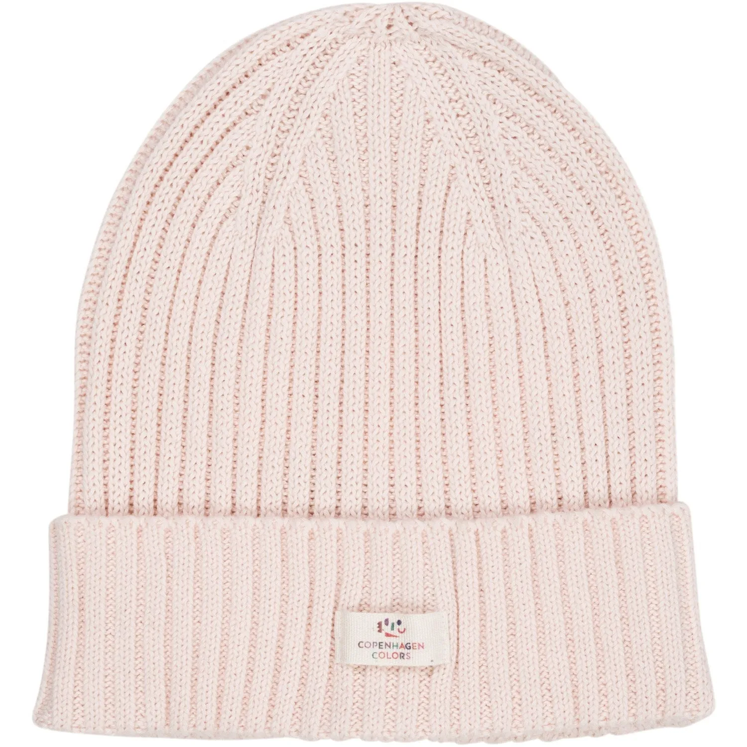 Copenhagen Colors Soft Pink Cotton Knitted Classic Beanie