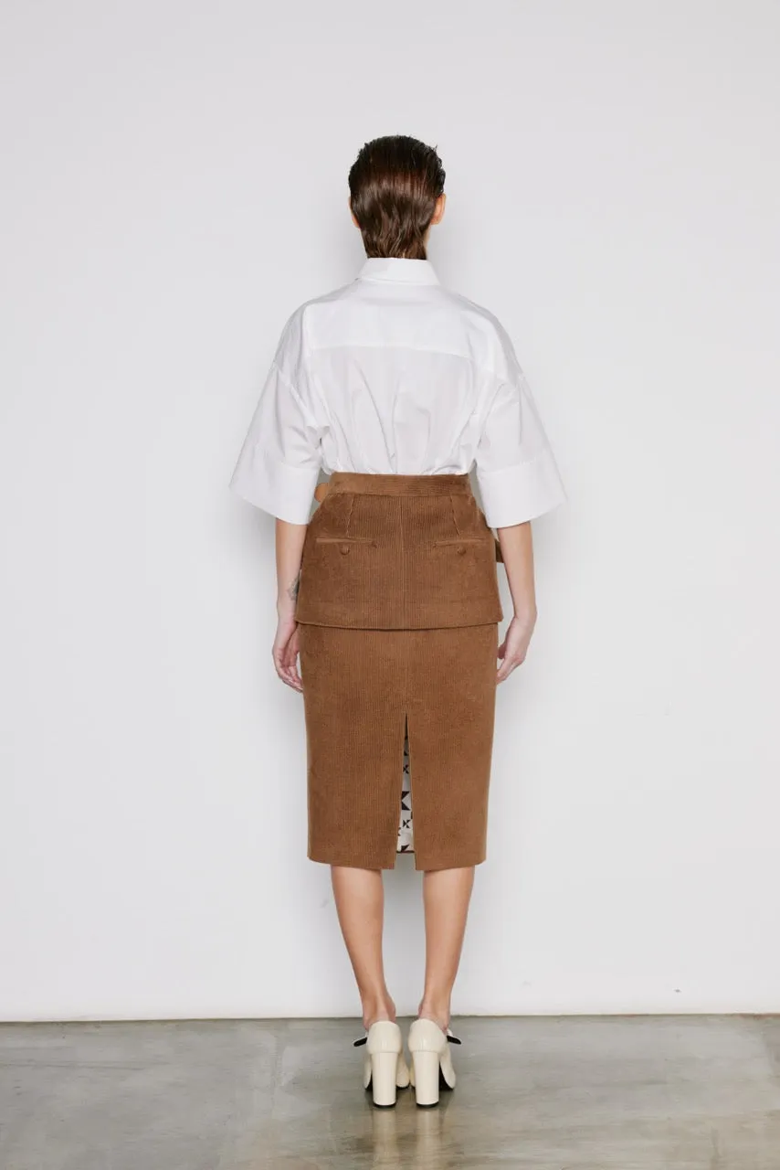 Corduroy Skirt Belt