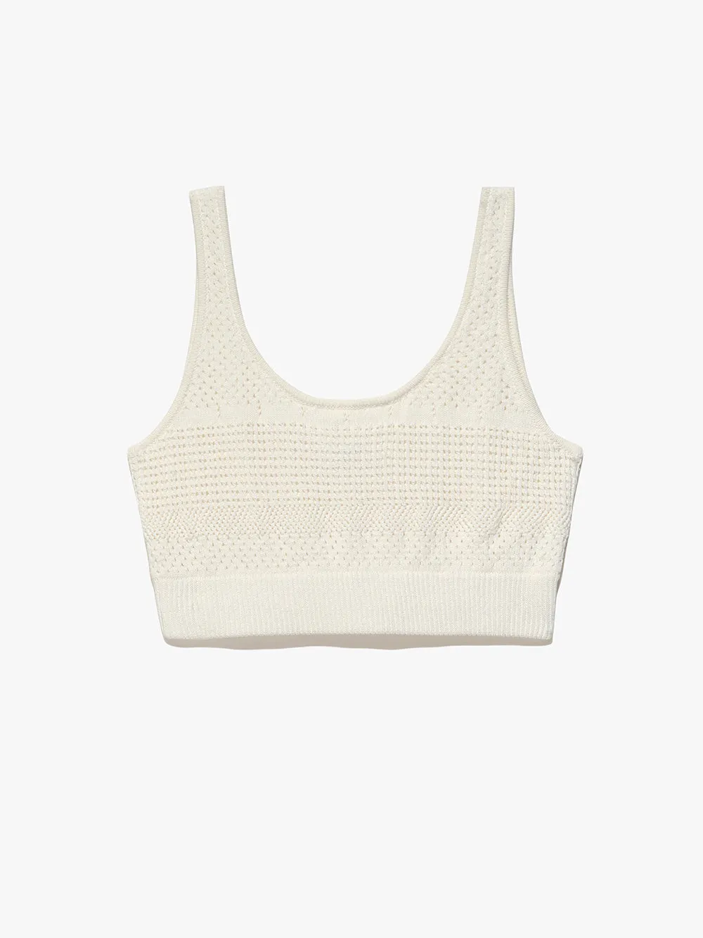 Crochet Bra Top -- Off White