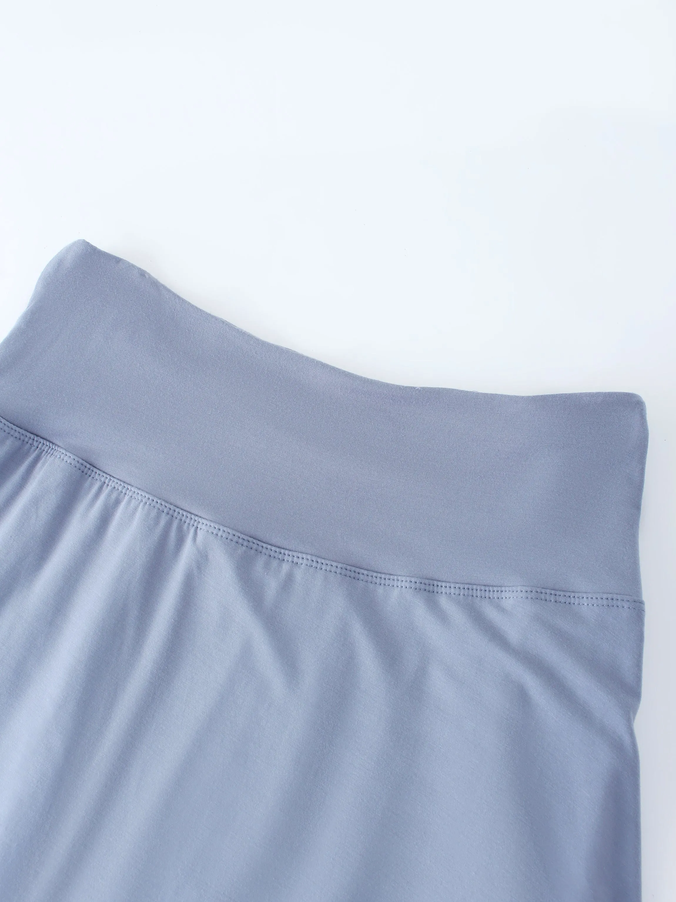 DOUBLE LAYER SKIRT-BLUE