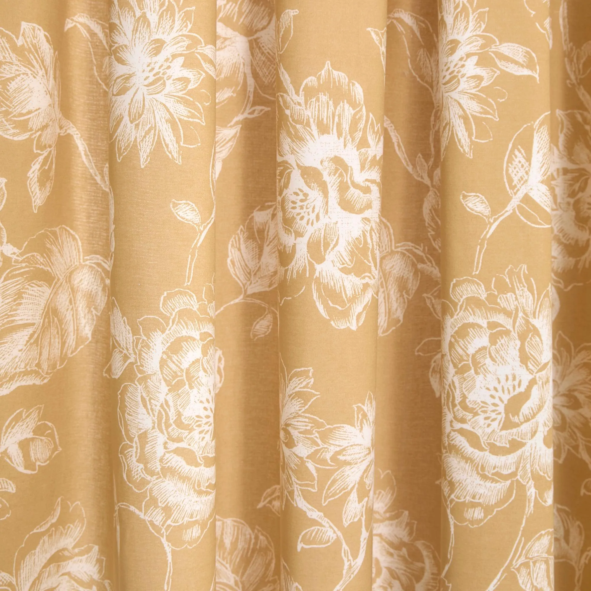 Dreams & Drapes Mishka Pencil Pleat Curtains  - Gold