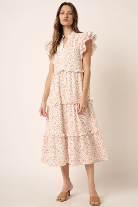 Dress | Ditsy Ruffle Floral Midi