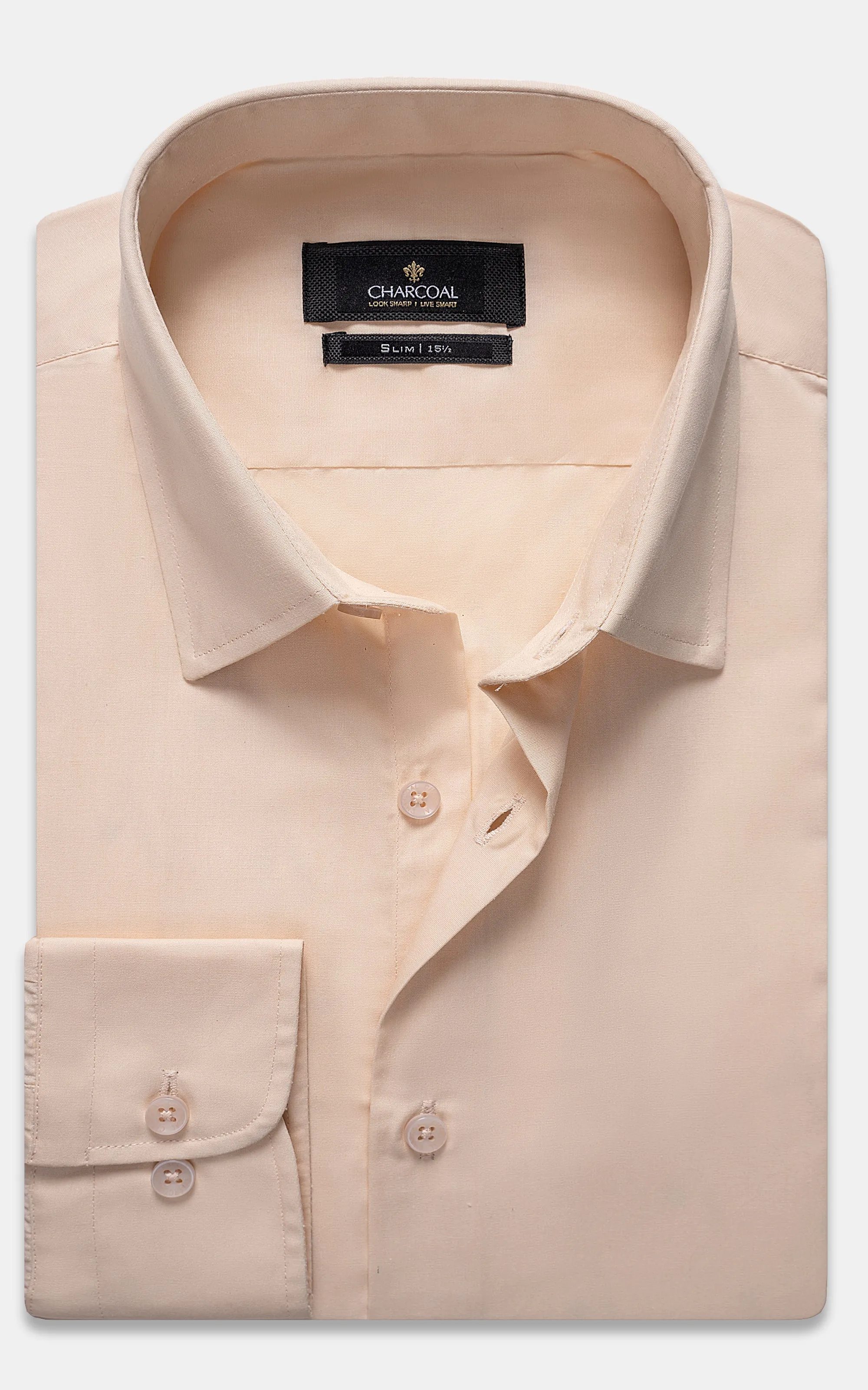 DRESS SHIRT LIGHT PEACH