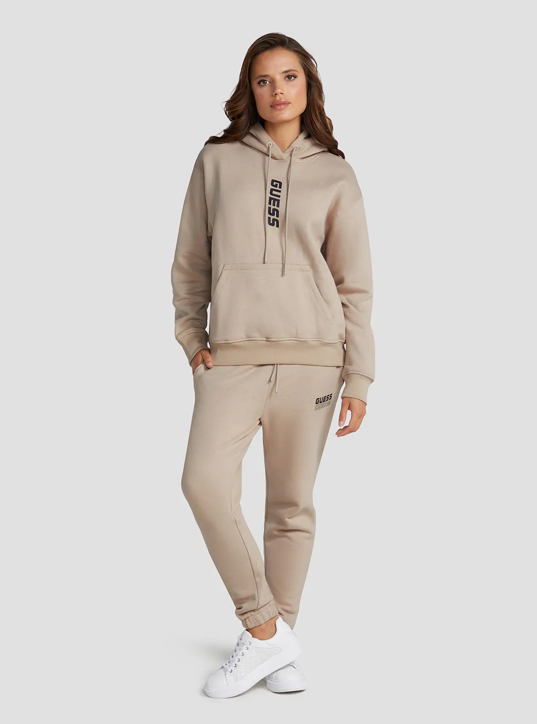 Eco Gold Beige Alisha Active Hooded Jumper