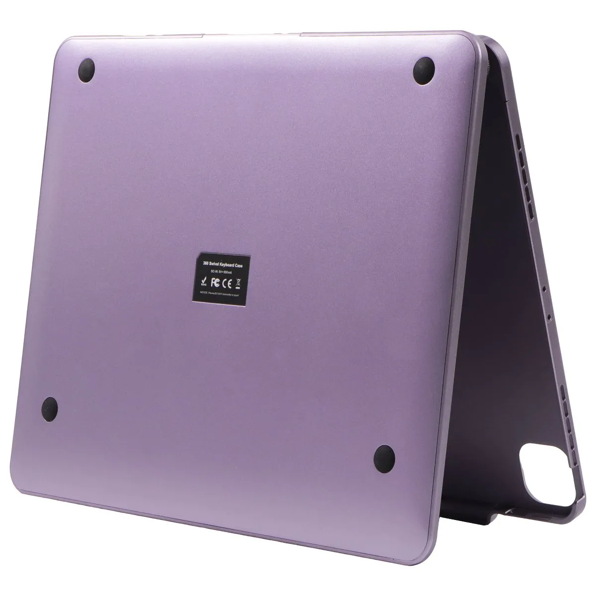 edaiser Swivel Keyboard Case for Apple iPad Pro (12.9-inch) - Metallic Purple