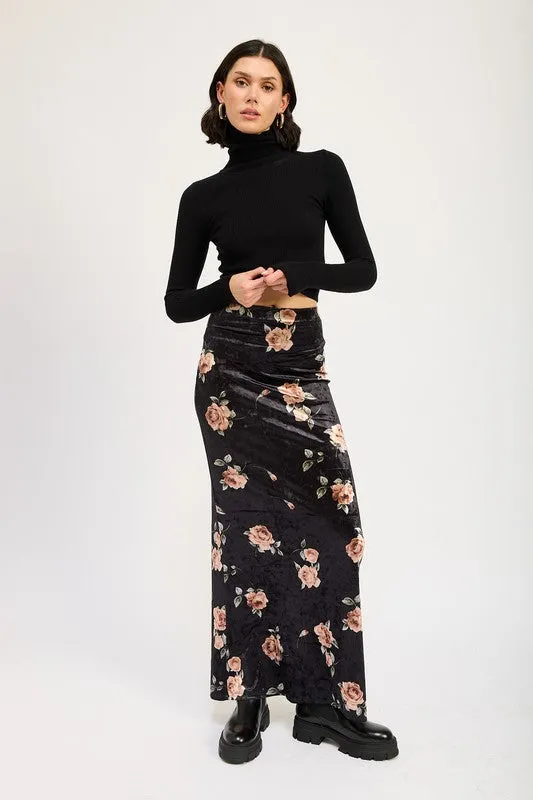 Emory Park HIGH WAIST PENCIL MAXI SKIRT