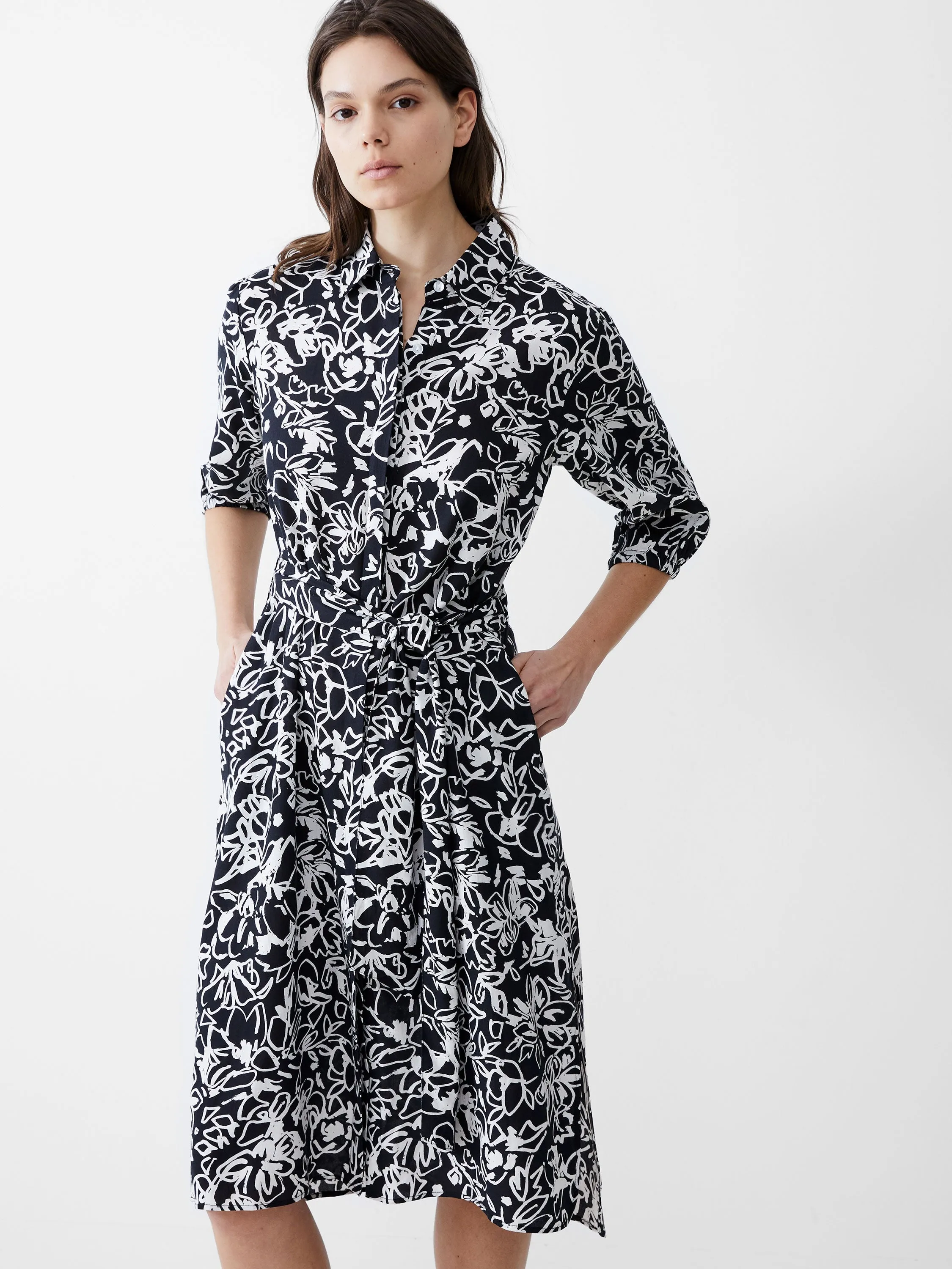 Fayola Midi Shirt Dress