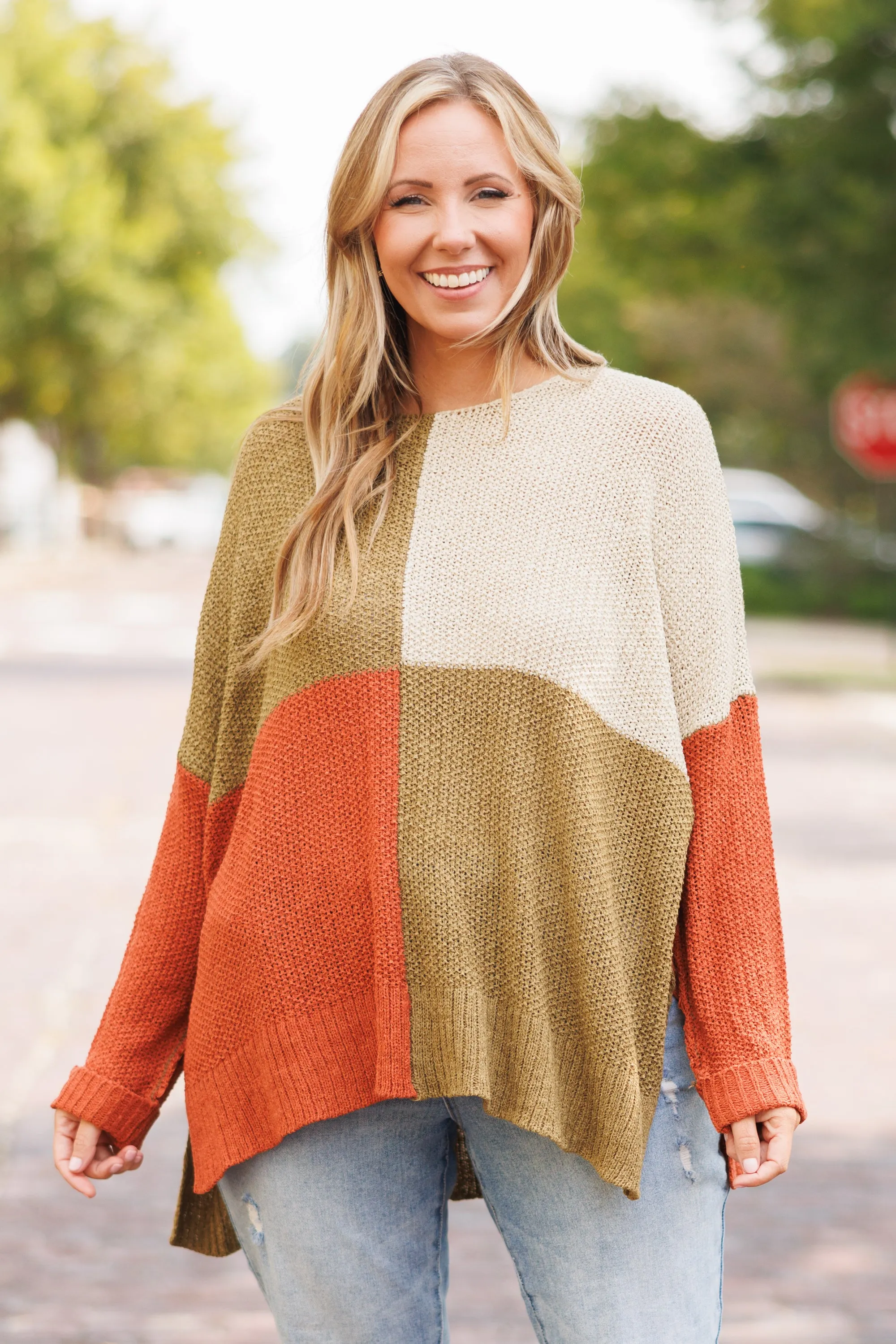 Going My Own Way Sweater, Pumpkin