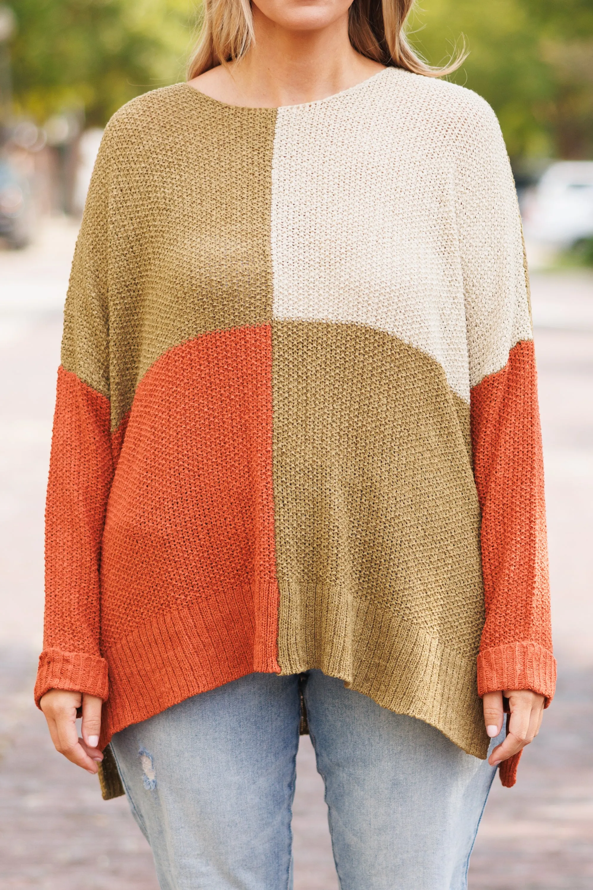 Going My Own Way Sweater, Pumpkin