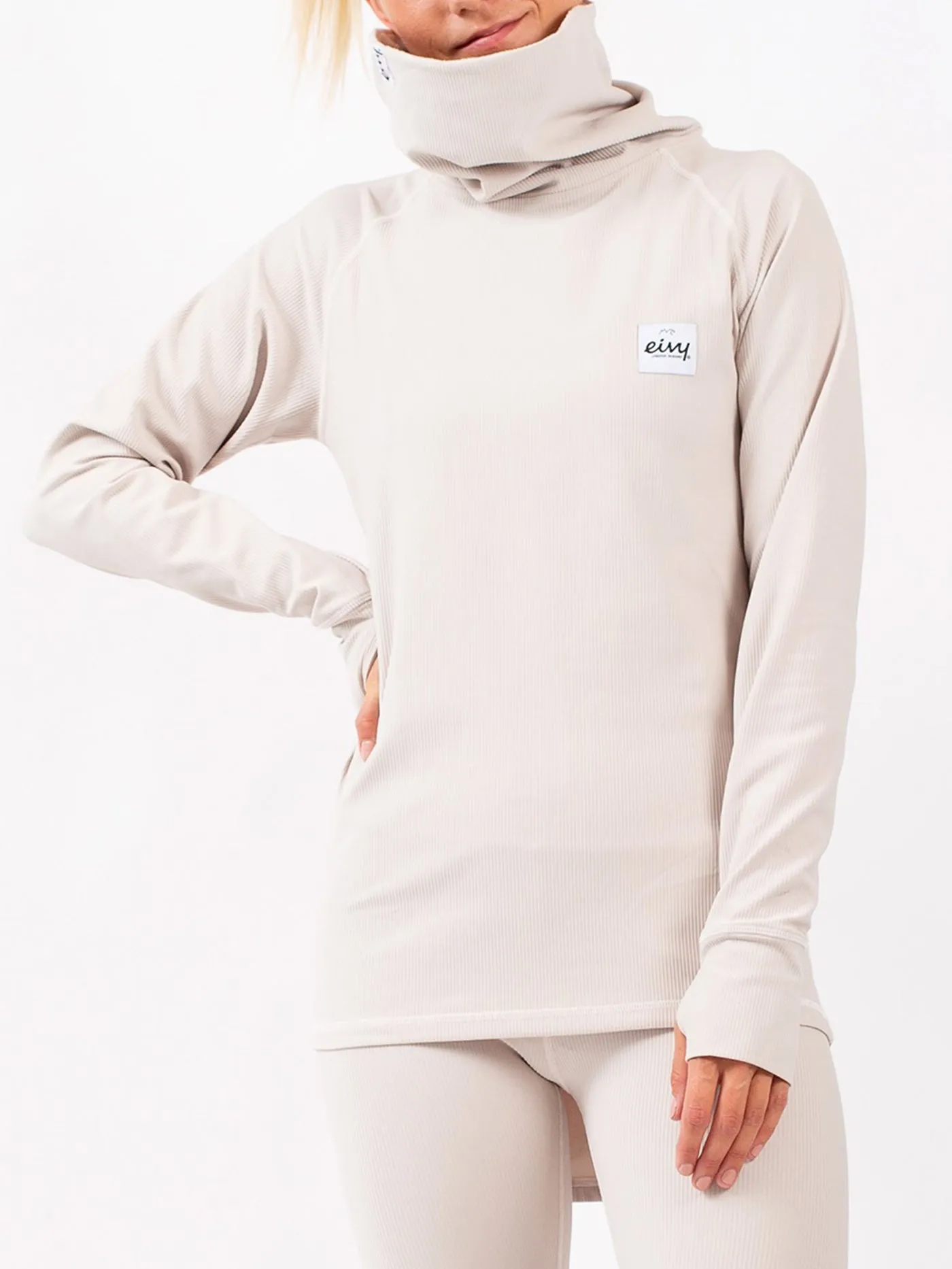 Icecold Rib Faded Cloud Base Layer