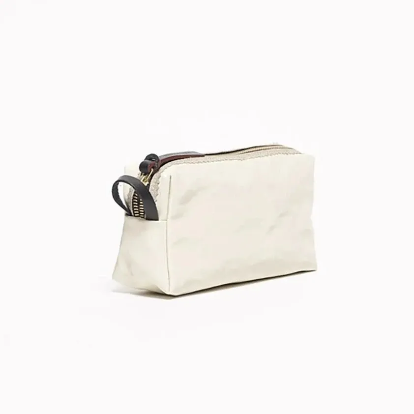 Jack Gomme Paris Blush Linen Pouch Cream