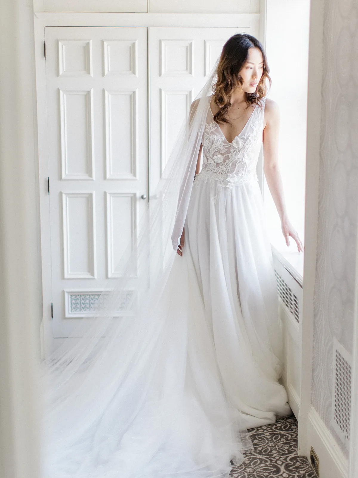 JULIETTE | Silk Wedding Veil