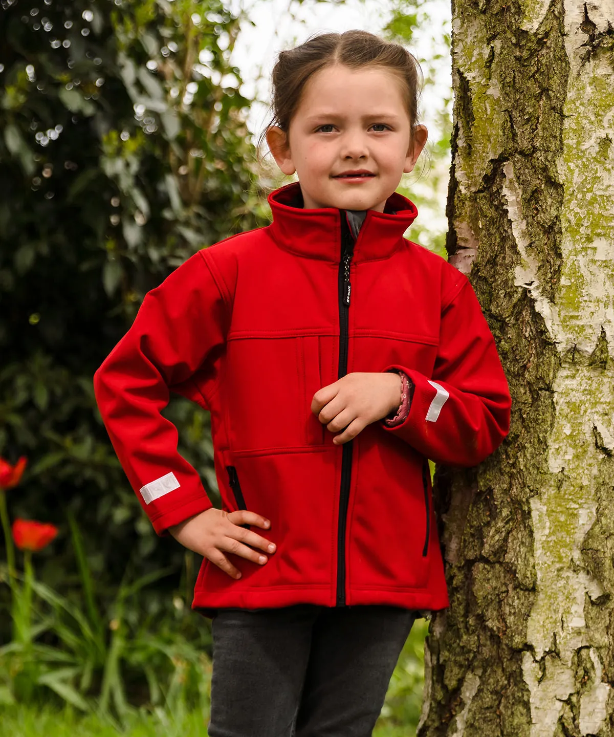 Junior classic softshell 3-layer jacket | Black