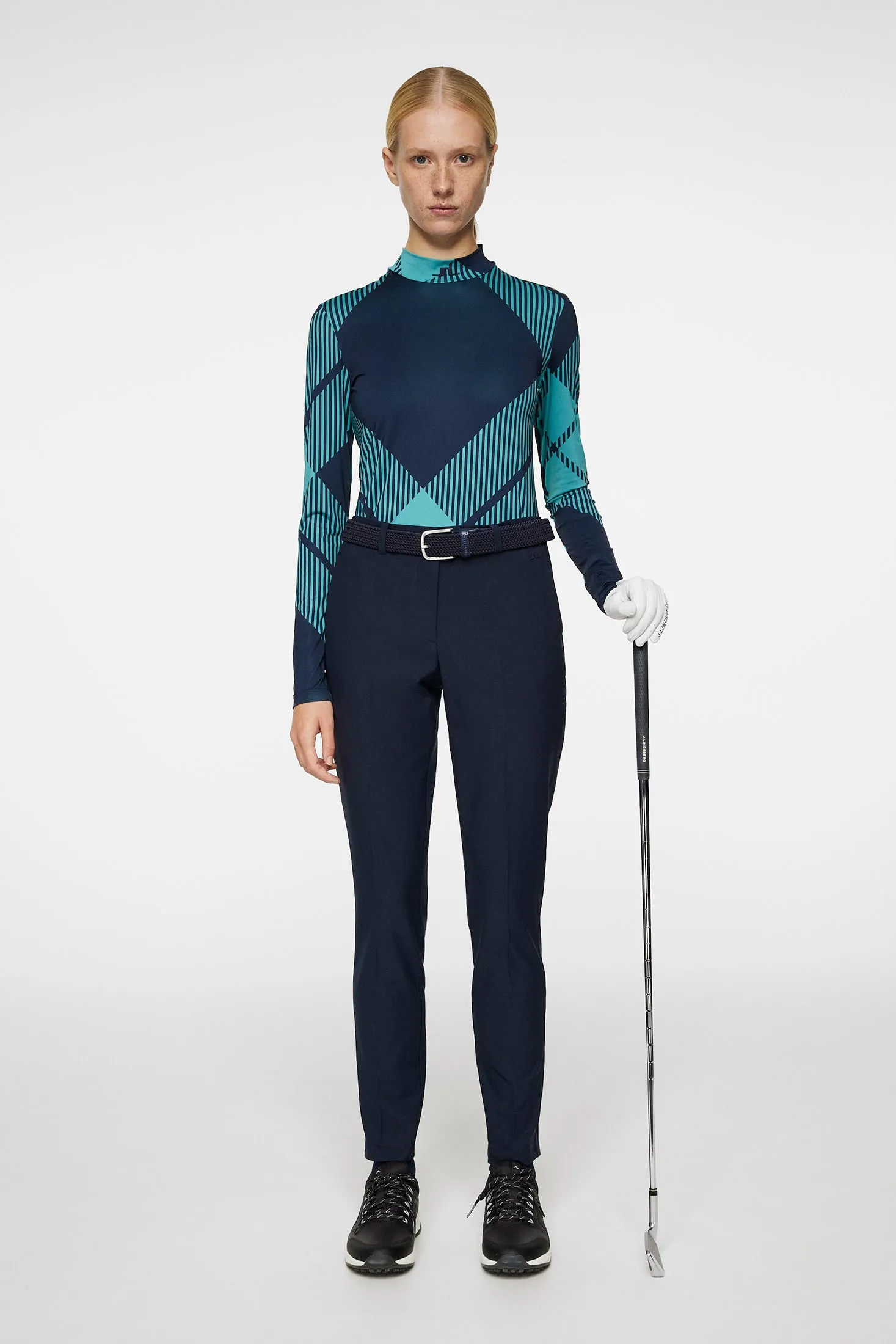 Katena Compression Top / Glenmuir Tartan Teal L