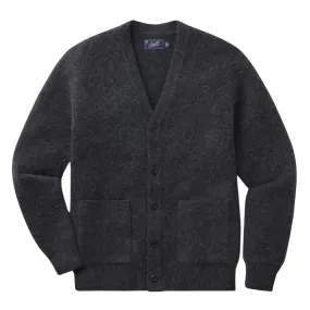 Kent Mohair Cardigan - Charcoal