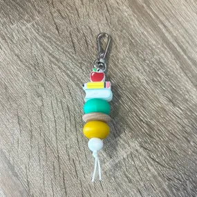 Keyring - School Theme Apple Pencil Book