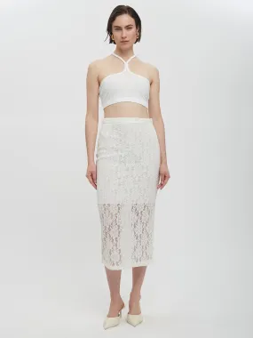 Lace Pencil Skirt