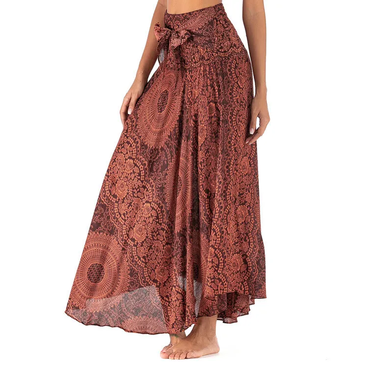 Ladies Fashion Swing Boho Skirt