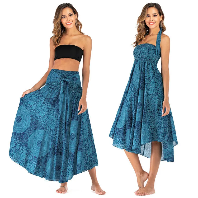 Ladies Fashion Swing Boho Skirt