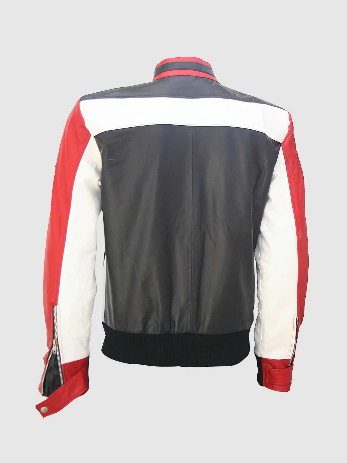 Leather Bomber Colorful Jacket