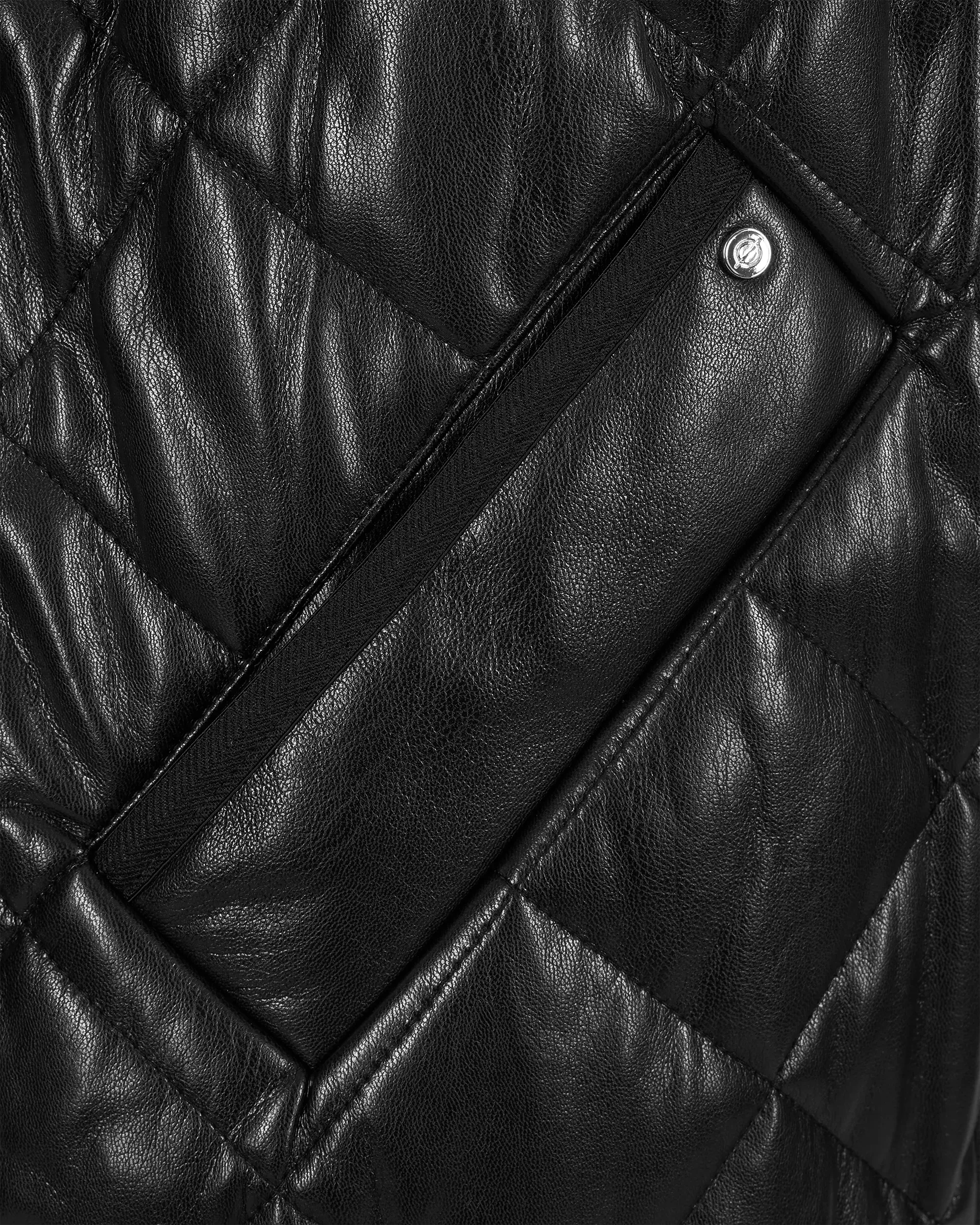 Liberty Vegan Leather Quilted Coat