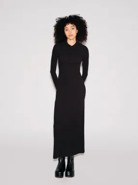 LONG SLEEVE POLO T-SHIRT DRESS