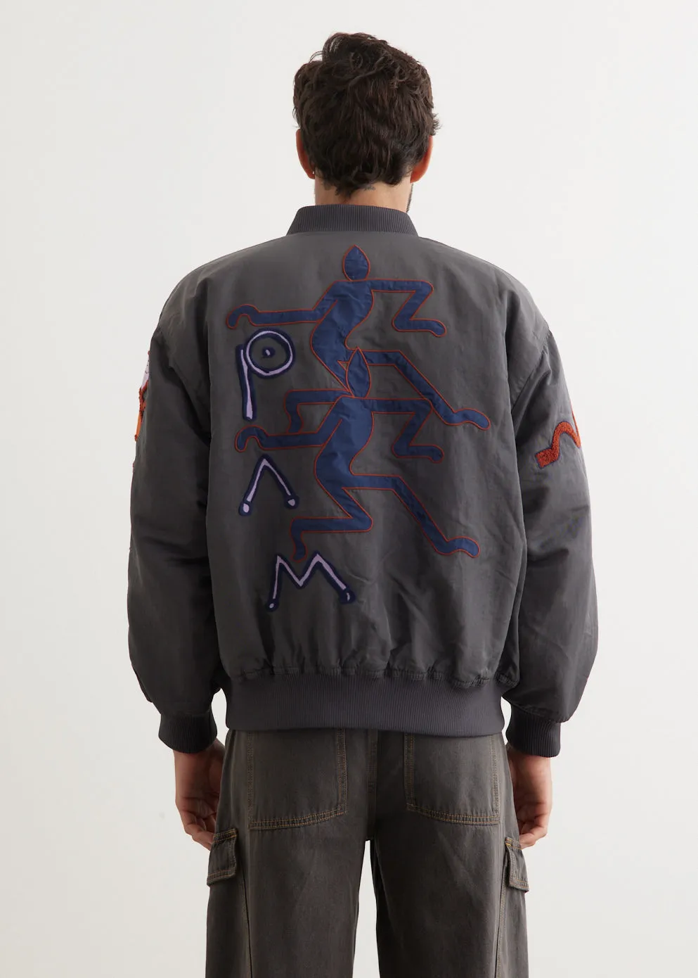 Markings (Susumu Mukai) Reversible Bomber Jacket